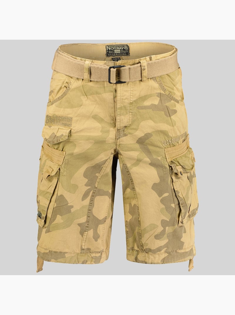 Bermuda panoramique camo – geographical norway Beige sabbia - Kiabi