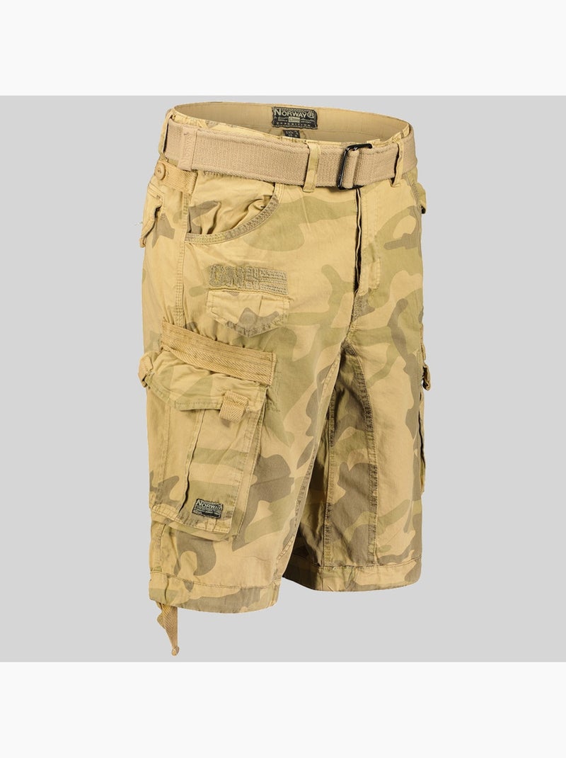 Bermuda panoramique camo – geographical norway Beige sabbia - Kiabi