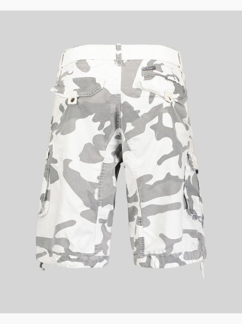 Bermuda panoramique camo – geographical norway Bianco Multicolore - Kiabi
