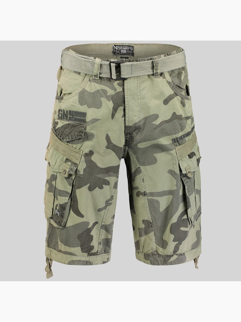 Bermuda panoramique camo – geographical norway Grigio giallo - Kiabi