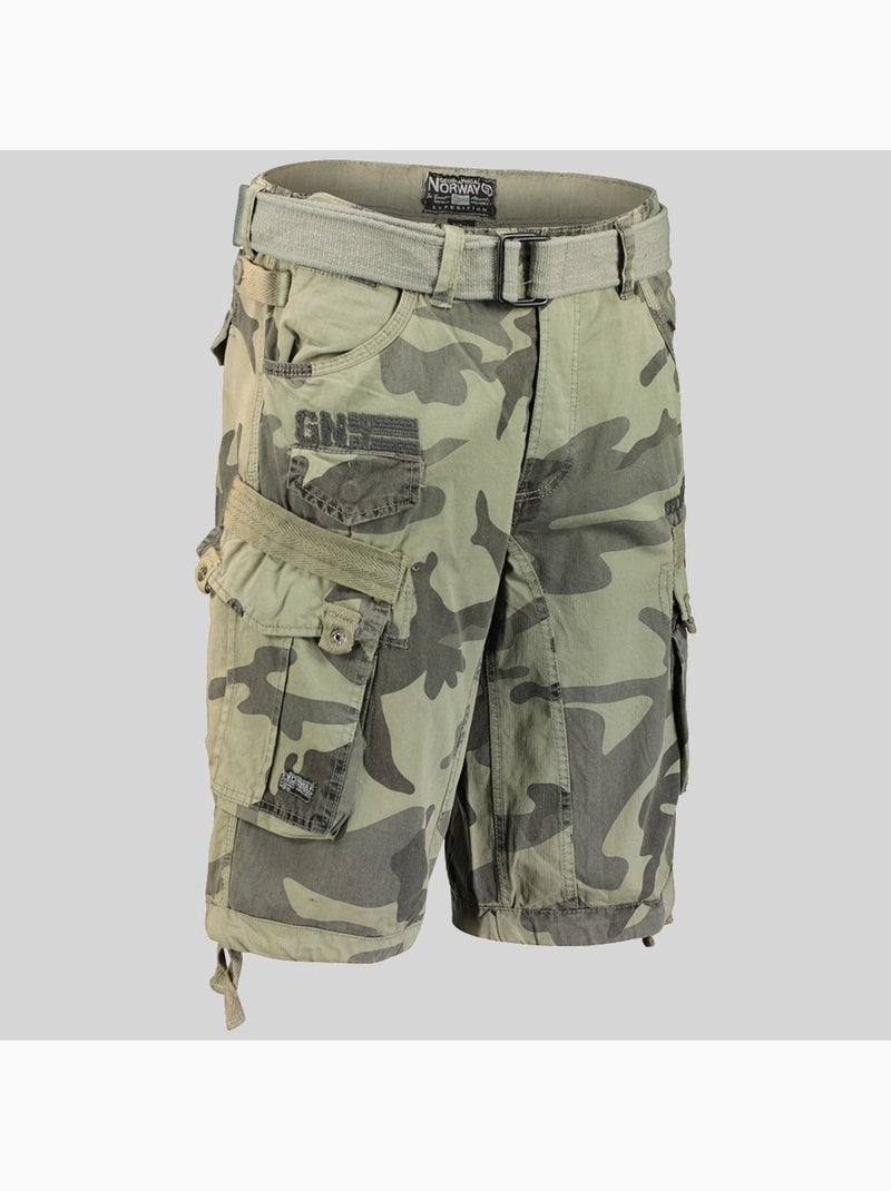 Bermuda panoramique camo – geographical norway Grigio giallo - Kiabi