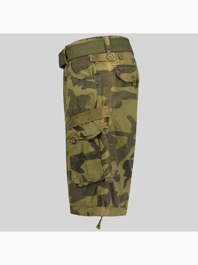 Bermuda panoramique camo – geographical norway Verde kaki - Kiabi
