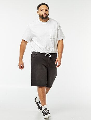 Bermuda slim in denim stretch