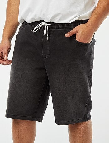 Bermuda slim in denim stretch