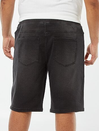Bermuda slim in denim stretch