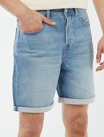Bermuda slim in jeans