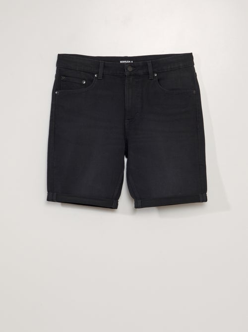 Bermuda slim in jeans con 5 tasche - Kiabi