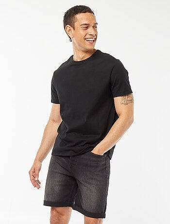 Bermuda slim in jeans