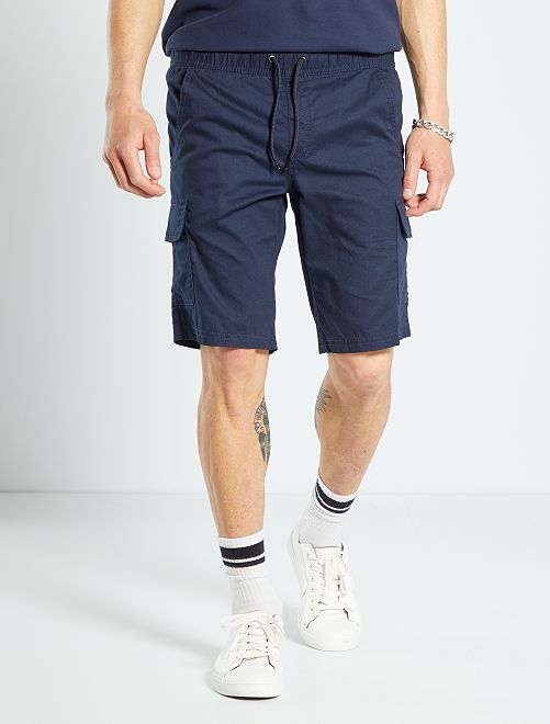 Bermuda stile cargo - blu marine - Kiabi - 17.00€
