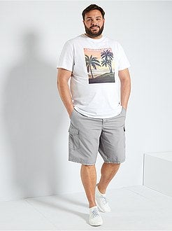 Taglie forti Uomo - Bermuda stile cargo - Kiabi