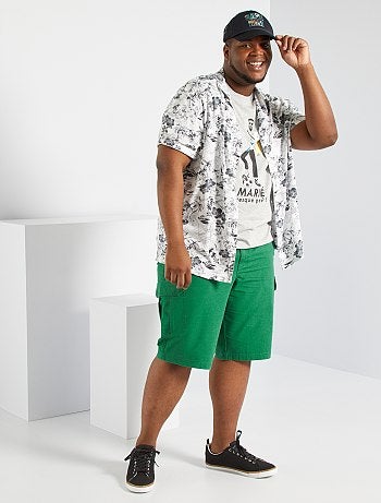 kiabi bermuda uomo taglie forti