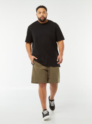 Bermuda stile sportivo in tessuto piqué