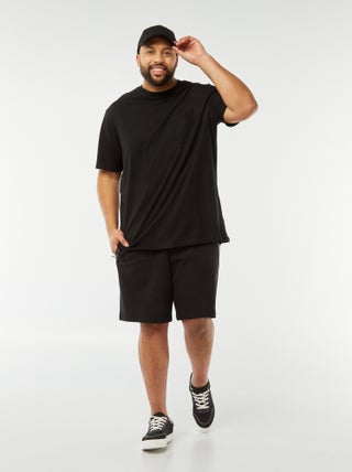 Bermuda stile sportivo in tessuto piqué