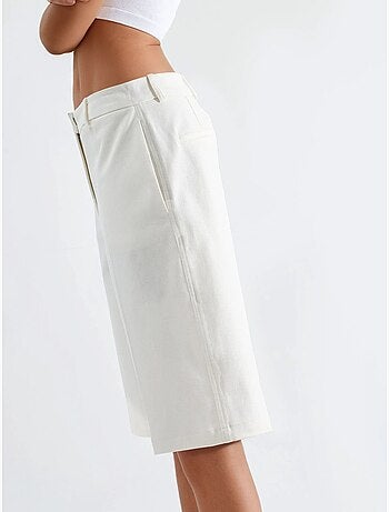 Bermuda straight fit (senza cintura) hiccup