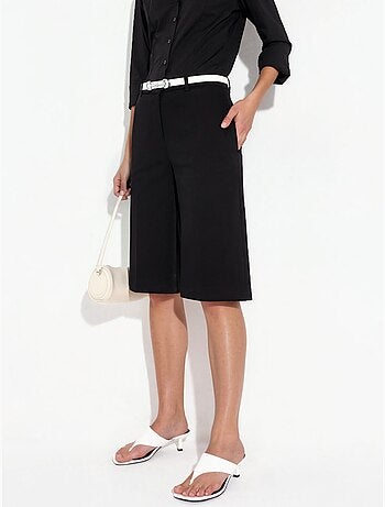 Bermuda straight fit (senza cintura) hiccup
