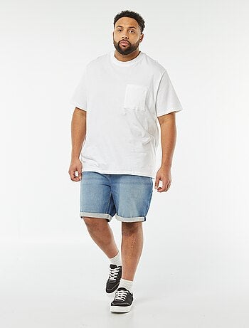 Bermuda stretch in denim