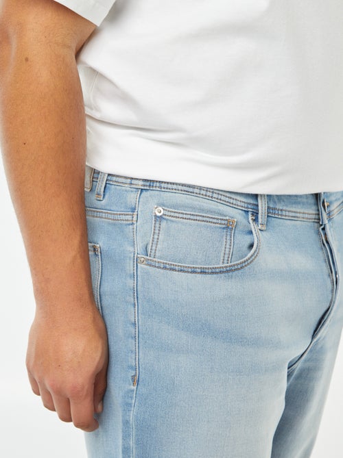 Bermuda stretch in denim - Kiabi