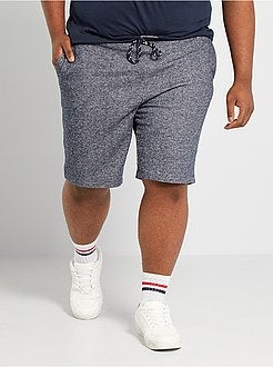 Bermuda tessuto felpato bicolore - Kiabi