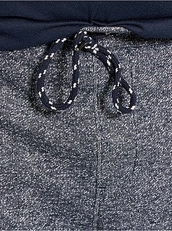 Bermuda tessuto felpato bicolore - Kiabi