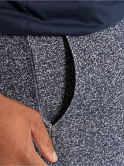 Bermuda tessuto felpato bicolore - Kiabi