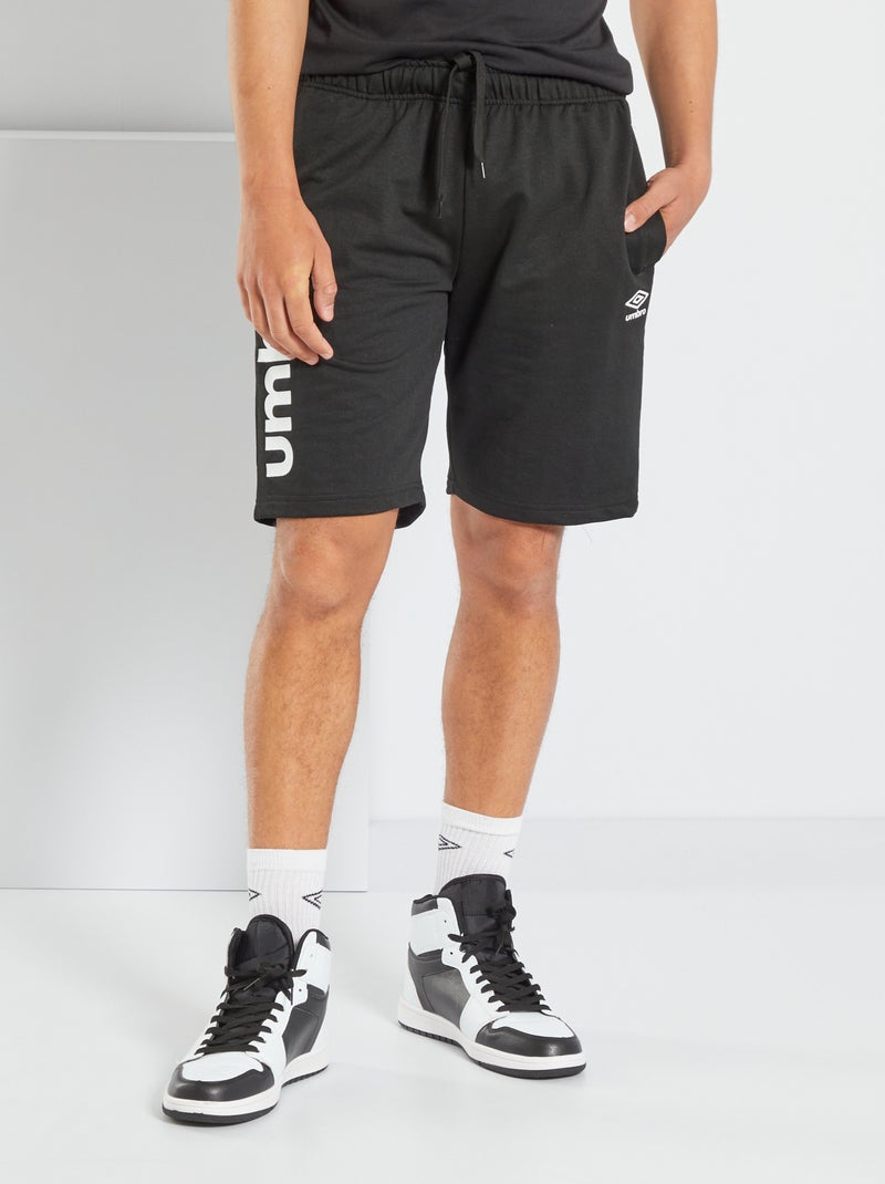 Bermuda 'Umbro' in jersey NERO - Kiabi
