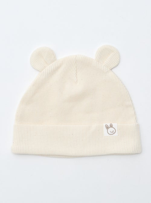 Berretto a coste con orecchie fantasiose - Kiabi