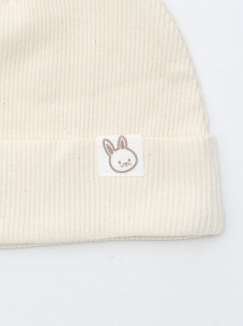 Berretto a coste con orecchie fantasiose - Kiabi