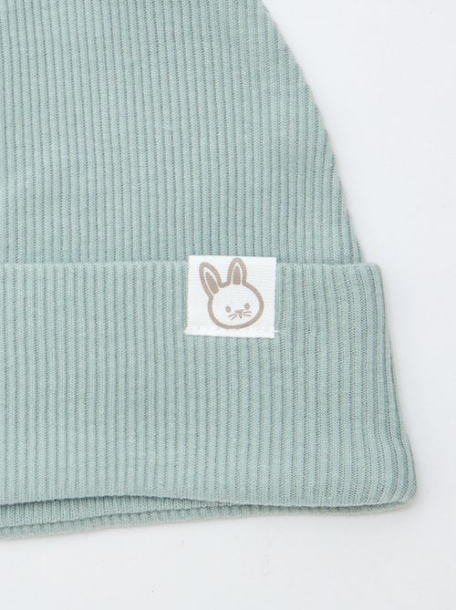 Berretto a coste con orecchie fantasiose - Kiabi