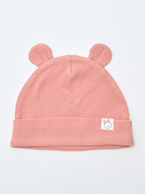 Berretto a coste con orecchie fantasiose - Kiabi