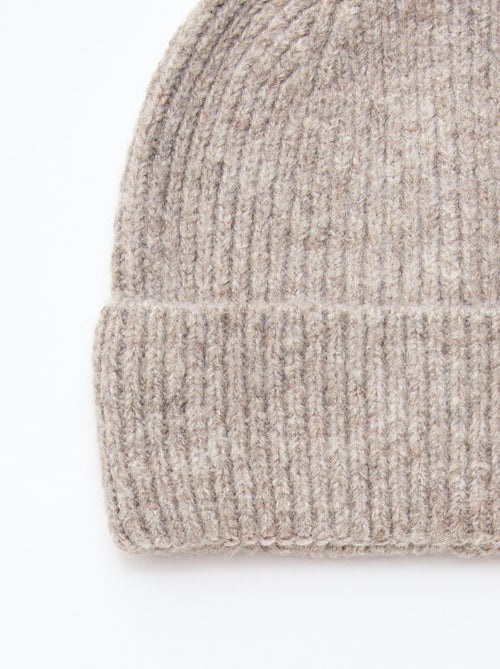 Berretto a coste con risvolti - Kiabi