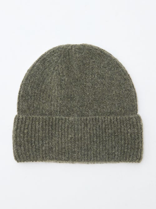 Berretto a coste con risvolti - Kiabi