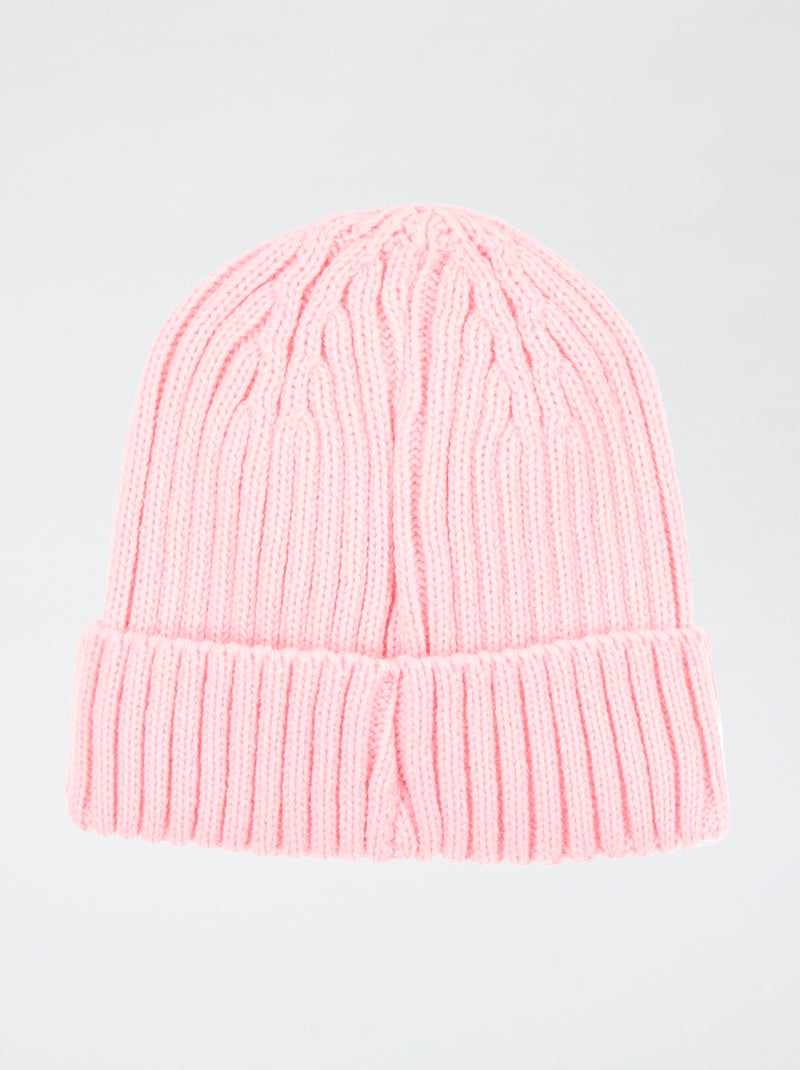 Berretto a coste 'Stitch' Rosa - Kiabi
