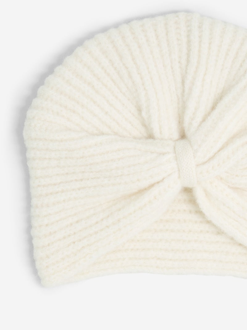 Berretto a forma di turbante Beige - Kiabi