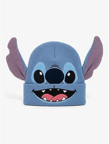 Berretto a maglia caldo ed elasticizzato bambino stitch disney