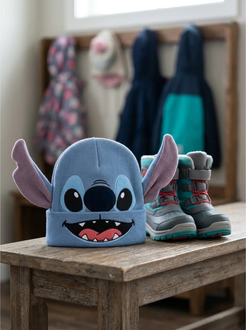 Berretto a maglia caldo ed elasticizzato bambino stitch disney Blu - Kiabi