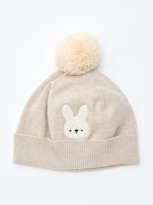 Berretto a maglia con pon pon - Kiabi
