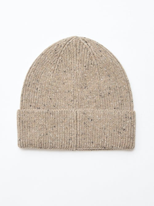 Berretto a maglia fantasia - Kiabi