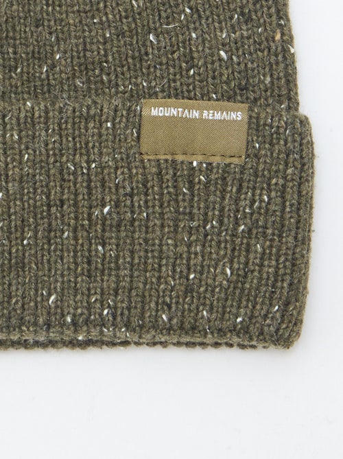 Berretto a maglia fantasia - Kiabi