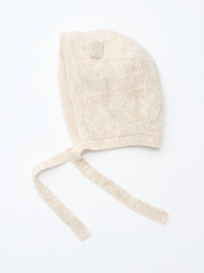 Berretto animato in cotone Beige - Kiabi