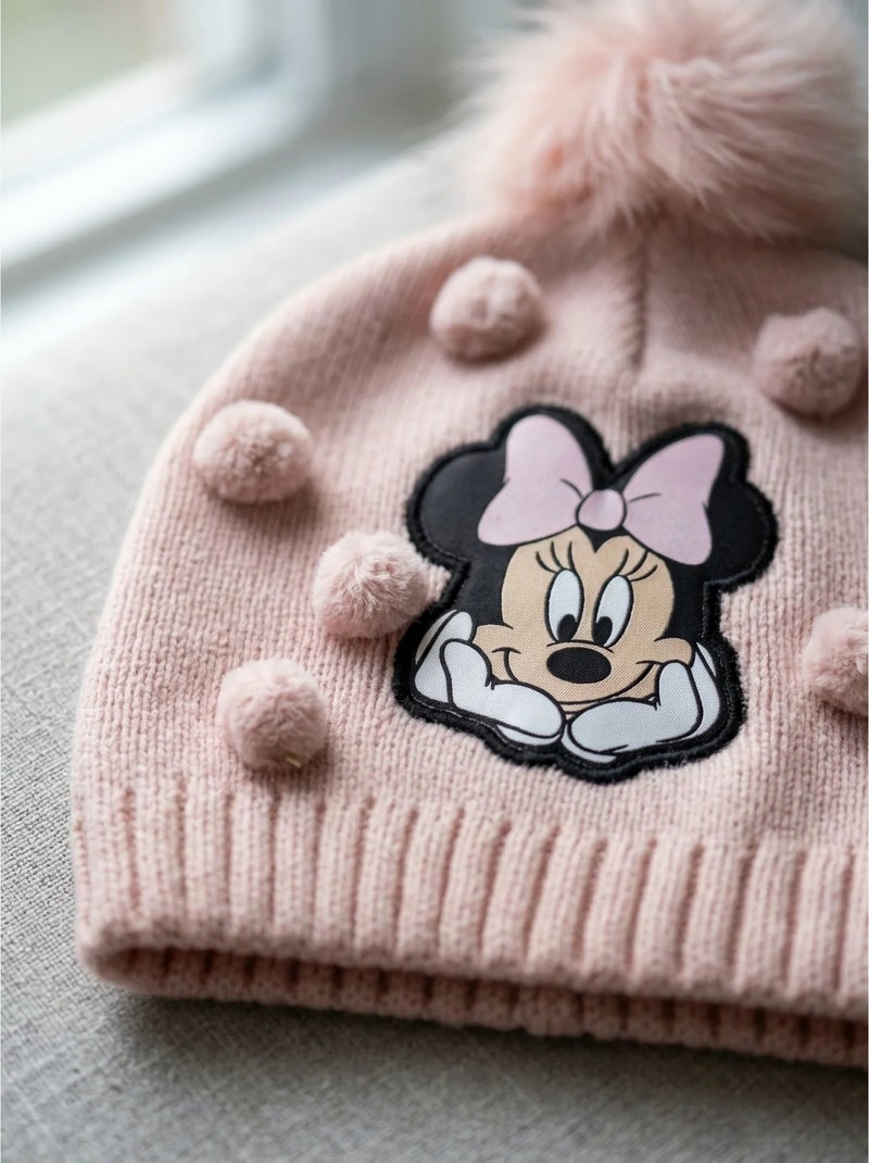Berretto bambina in maglia morbida minnie disney Rosa - Kiabi