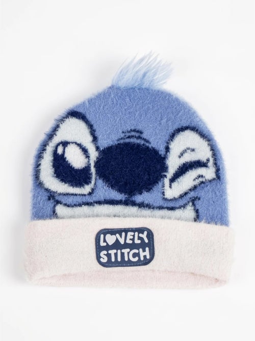 Berretto bambino in maglia stitch disney rosa e blu - Kiabi