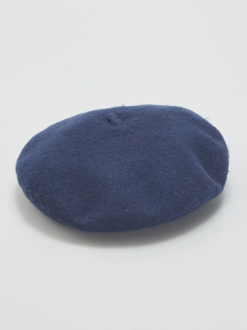 Berretto caldo in lana Blu navy - Kiabi