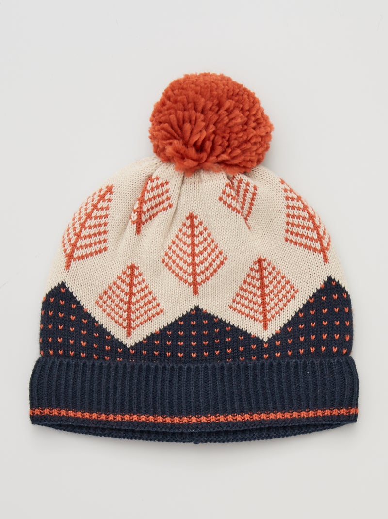 Berretto con pompon multicolore - Kiabi