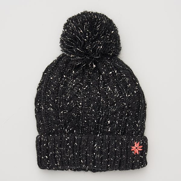 Berretto con pompon Donna dalla 38 alla 52 - nero - Kiabi - 7,00€