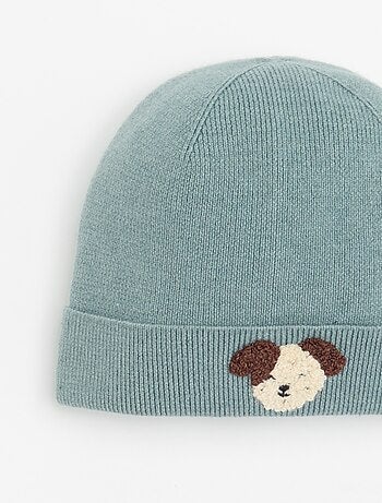 Berretto con ricamo \'animale\''