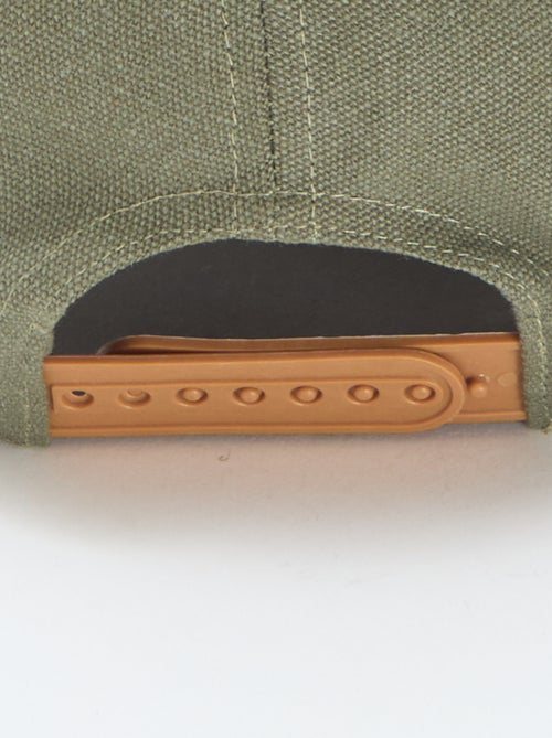 Berretto con visiera in tessuto a coste - Kiabi