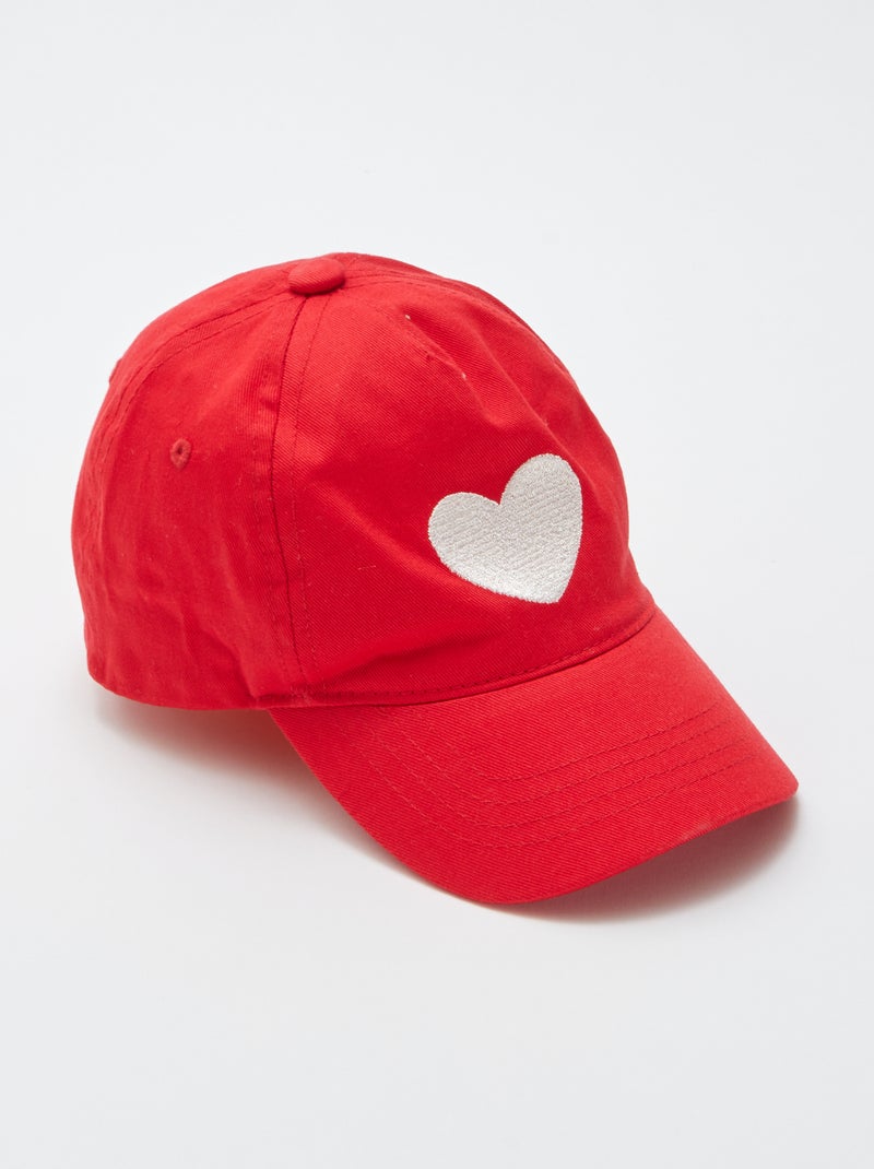 Berretto 'cuore' ROSSO - Kiabi