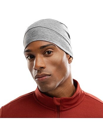 Berretto da corsa fitness uomo e donna helios melange gray
