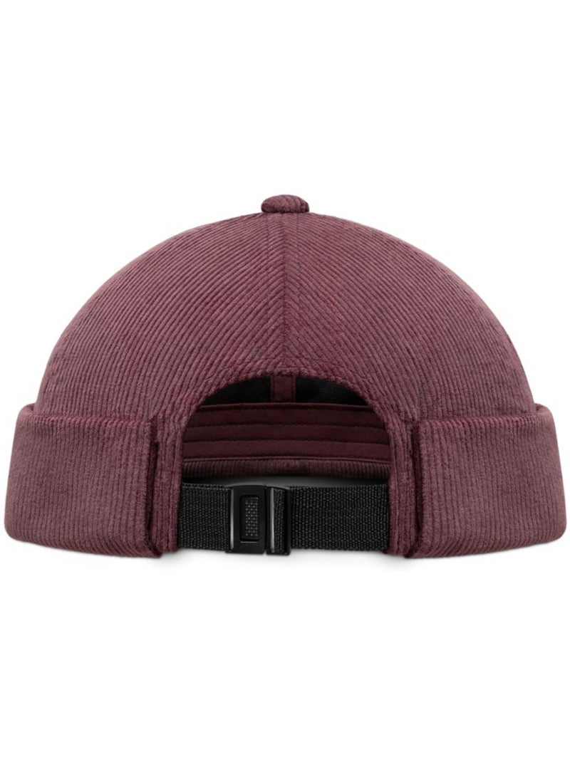 Berretto docker in velluto a coste uomo e donna cord docker burgundy Rosso - Kiabi