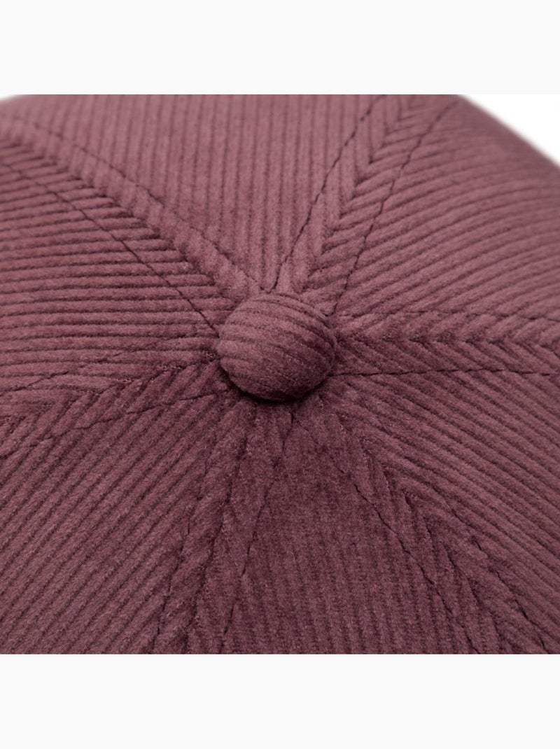 Berretto docker in velluto a coste uomo e donna cord docker burgundy Rosso - Kiabi